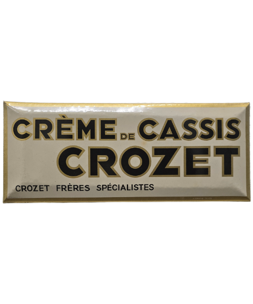 Plaque publicitaire Crozet